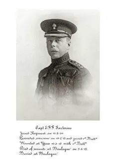 1918 Officer memorial album 1 Gallery: 3653 Capt E F F Sartorius