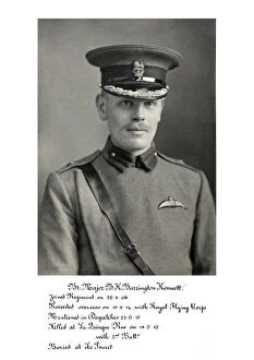 1918 Officer memorial album 2 Collection: 3661 Bt Maj B H Barrington Kennett