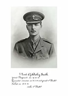 1918 Officer memorial album 2 Gallery: 3669 2nd Lt C J Dudley Smith