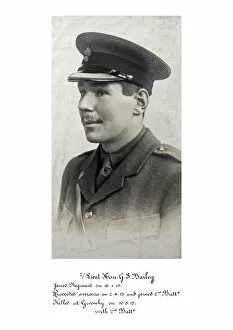 1918 Officer memorial album 2 Collection: 3673 2nd Lieut Hon Gs Bailey