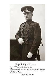 1918 Officer memorial album 2 Collection: 3679 Capt T F J N Thorne