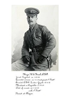 1918 Officer memorial album 2 Collection: 3687 Maj W E Nicol DSO