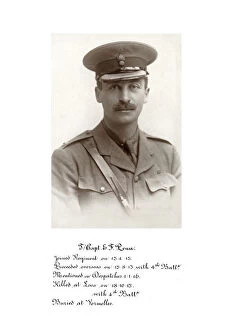 1918 Officer memorial album 2 Gallery: 3695 T Capt E F Penn