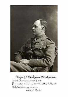 1918 Officer memorial album 2 Collection: 3697 Maj G F Molyneux Montgomerie