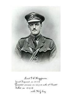 1918 Officer memorial album 2 Gallery: 3729 Lieut T C Higginson