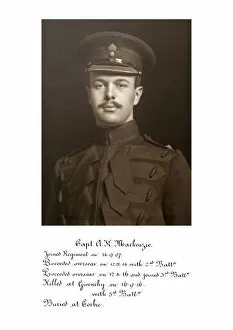 1918 Officer memorial album 2 Collection: 3731 Capt A K Mackenzie