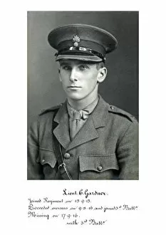 1918 Officer memorial album 2 Collection: 3743 Lieut C Gardner