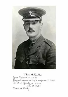 1918 Officer memorial album 2 Collection: 3749 Lieut A Hasler