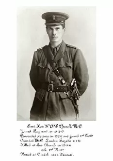 1918 Officer memorial album 3 Gallery: 3760 Lieut Hon W A D Parnell MC
