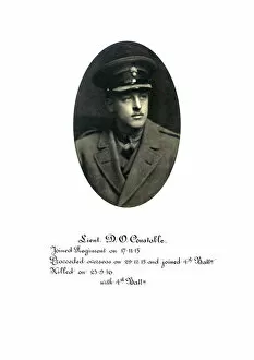 1918 Officer memorial album 3 Gallery: 3766 Lieut D O Constable