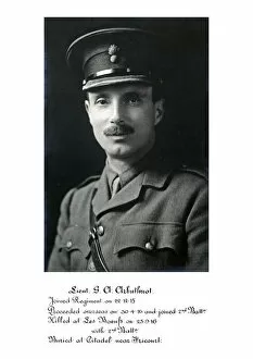 1918 Officer memorial album 3 Gallery: 3768 Lieut G A Arbuthnot