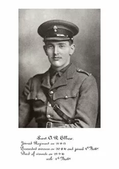 1918 Officer memorial album 3 Gallery: 3774 Lieut A R Ellice