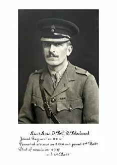 1918 Officer memorial album 3 Gallery: 3786 Lieut Lord J B G J Blackwood
