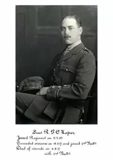 1918 Officer memorial album 3 Gallery: 3804 Lieut R G C Napier