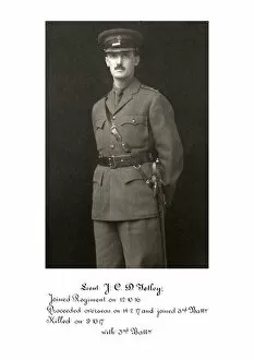 1918 Officer memorial album 3 Gallery: 3814 Lieut J C D Tetley