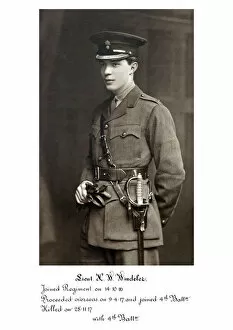 1918 Officer memorial album 3 Gallery: 3840 Lieut H W Windeler