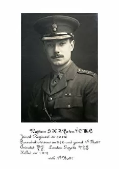 1918 Officer memorial album 3 Gallery: 3844 A-Capt G H J Paton VC MC