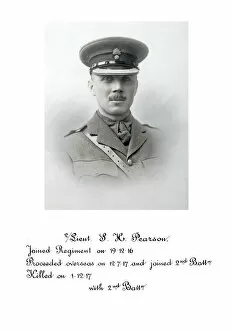 1918 Officer memorial album 4 Gallery: 3856 2-Lieuts H Pearson