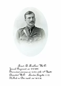 1918 Officer memorial album 4 Gallery: 3862 Lieut E Ludlow MC