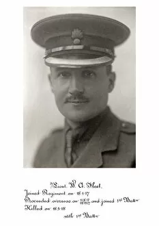 1918 Officer memorial album 4 Gallery: 3904 2-Lieut W A Fleet