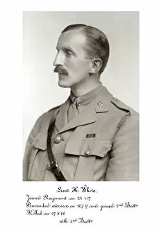 1918 Officer memorial album 4 Gallery: 3933 Lieut H White