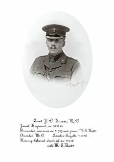 1918 Officer memorial album 4 Gallery: 3939 Lieut J C Fraser MC