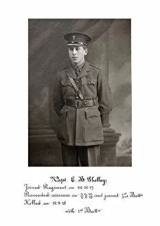 1918 Officer memorial album 4 Gallery: 3941 A-Capt E B Shelley
