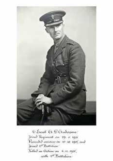 1918 Officer memorial album 5 Gallery: 3959 2-Lieut A D Anderson