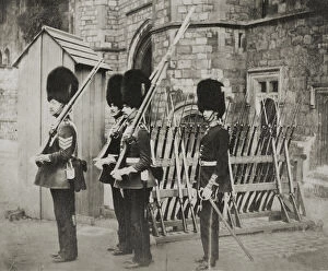 1850s, 1860s Grenadiers Gallery: 3rd Batt Lt Home and Sentry Relief, Windsor c1860 Grenadiers0483