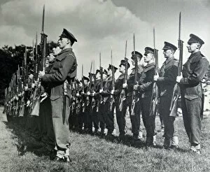 Louth Gallery: 3rd battalion after dunkirk inspected by prime minister