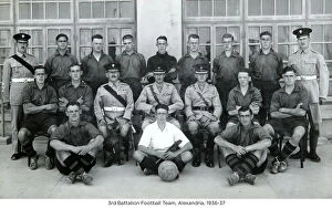 Alexandria Collection: 3rd battalion football team alexandria 1936-37