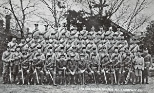 No3 Company Gallery: 3rd Battalion, No.3 Coy, Aldershot, c1905. Box 3rd Batt. Grenadiers4821
