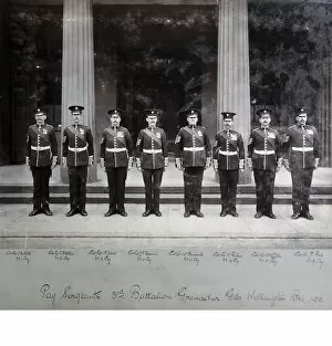 1911 Gallery: 3rd battalion Pay Sergeants 1911 Album 29, Grenadiers1165