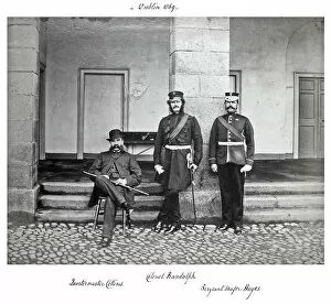 1868 Gallery: 3rd Battalion, QM, Colonel and SM. Dublin 1868 Album 75