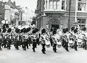 Windsor Gallery: 3rd battalion tercentenary parade windsor june 1956