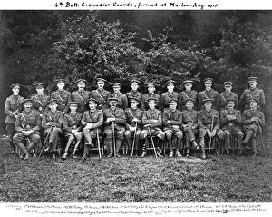 Britten Gallery: 4th battalion grenadier guards formed aug 1915