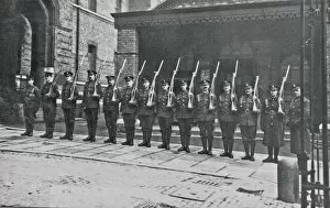 1896 Collection: 5th (reserve) battalion barrack guard chelsea barracks