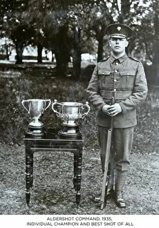 1935 Collection: aldershot command 1935 individual champion and best shot of all