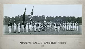 1929-1961 2 Bn Collection: aldershot command searchlight tattoo 1929