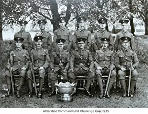 1930s Collection: aldershot command unit challenge cup 1935