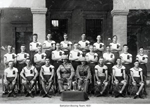 1930s Egypt Gallery: battalion boxing team 1931