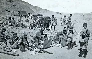 1936 2 Bn Egypt Gallery: battalion hq lunchtime desert