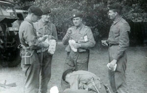 1950s, 1960s and 1970s Gallery: battalion training 1956 haversack rations l / sgts perason