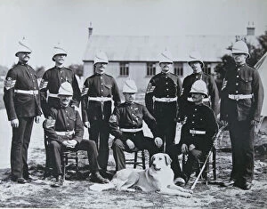 1890s inc Gibraltar Gallery: bayliss d sgt tumell paget riley rowbottom sgt fowles