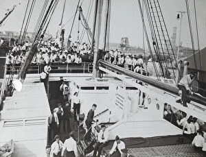 1890s inc Gibraltar Collection: bound for gibralter on board simla