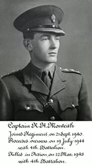 1945 Officer Memorial Album 3 Gallery: capt r h monteith