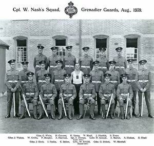 Marshall Collection: capt w nashs squad august 1939 white