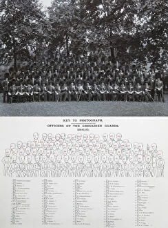 Officers Of The Grenadier Guards 1910 Gallery: c.b. c.v.o. capt. c. r. champion-de-crespigny. capt. g. c. hamilton. capt. g