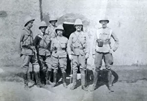 1890s Sudan Collection: col wingate and staff lord edward cecil adc