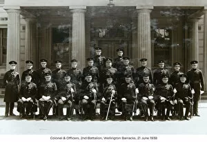 Officers Collection: colonel & officers 2nd battalion wellington barracks